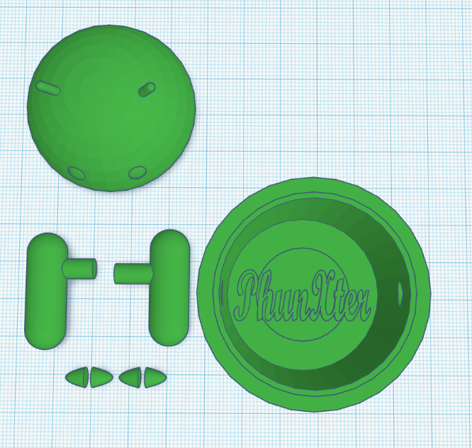 Android "Droid" robot box with moveable arms — miniatura 5