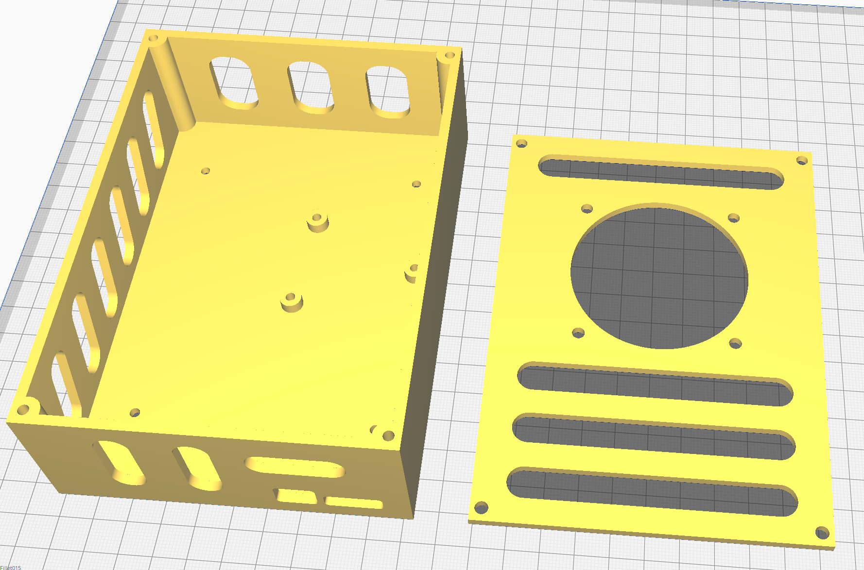 Geeetech I3 Pro b SKR mini E3 V3 case with 60mm Fan