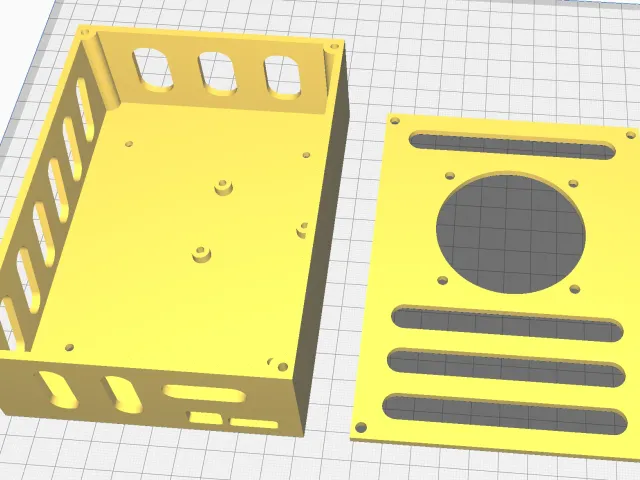 Geeetech I3 Pro b SKR mini E3 V3 case with 60mm Fan