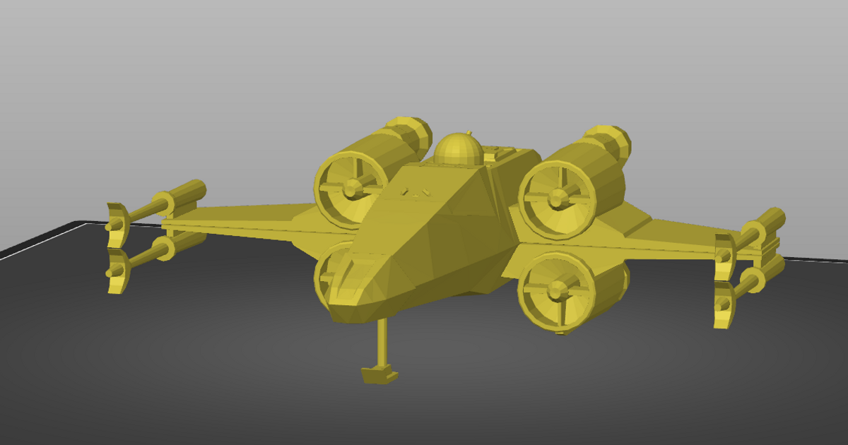 XWing by Sci3D Download free STL model