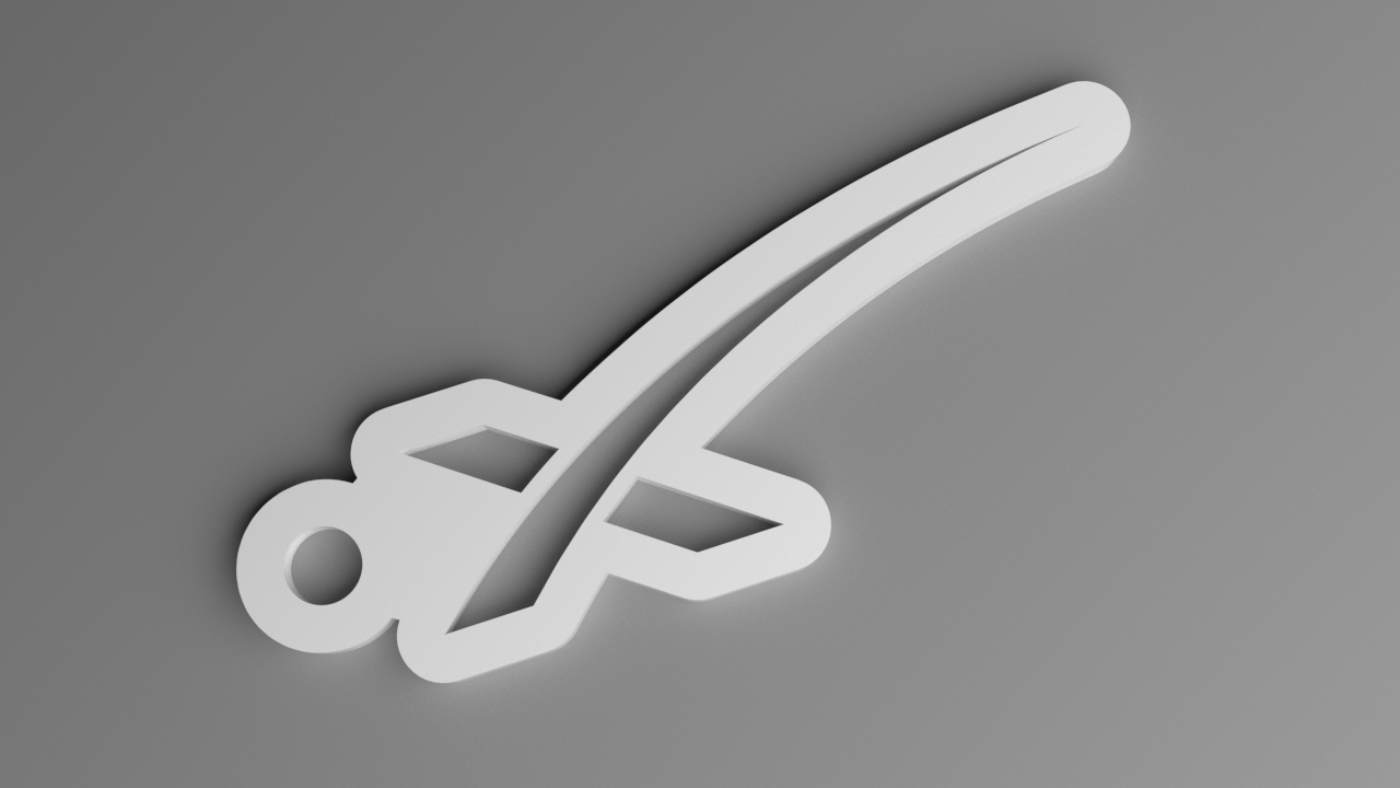 SpaceX Keyring - X Logo Contoured (Punched)