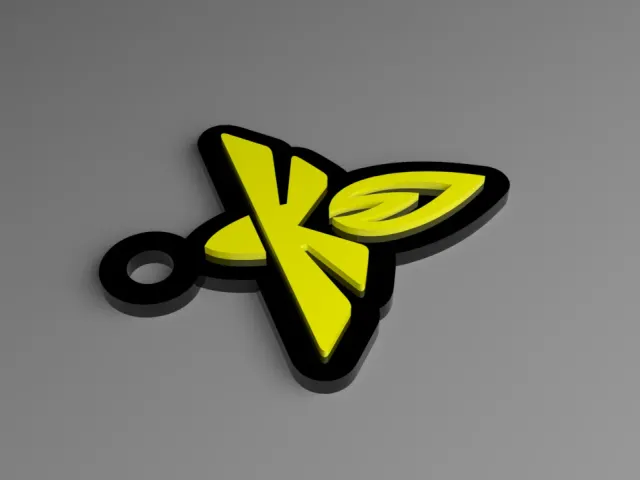 Firefly Keyring - Logo Contoured (Raised)