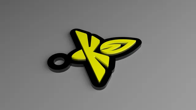 Firefly Keyring - Logo Contoured (Raised)