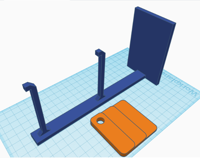Miniatura 5 do modelo 3D Printer Color Samples and Holder
