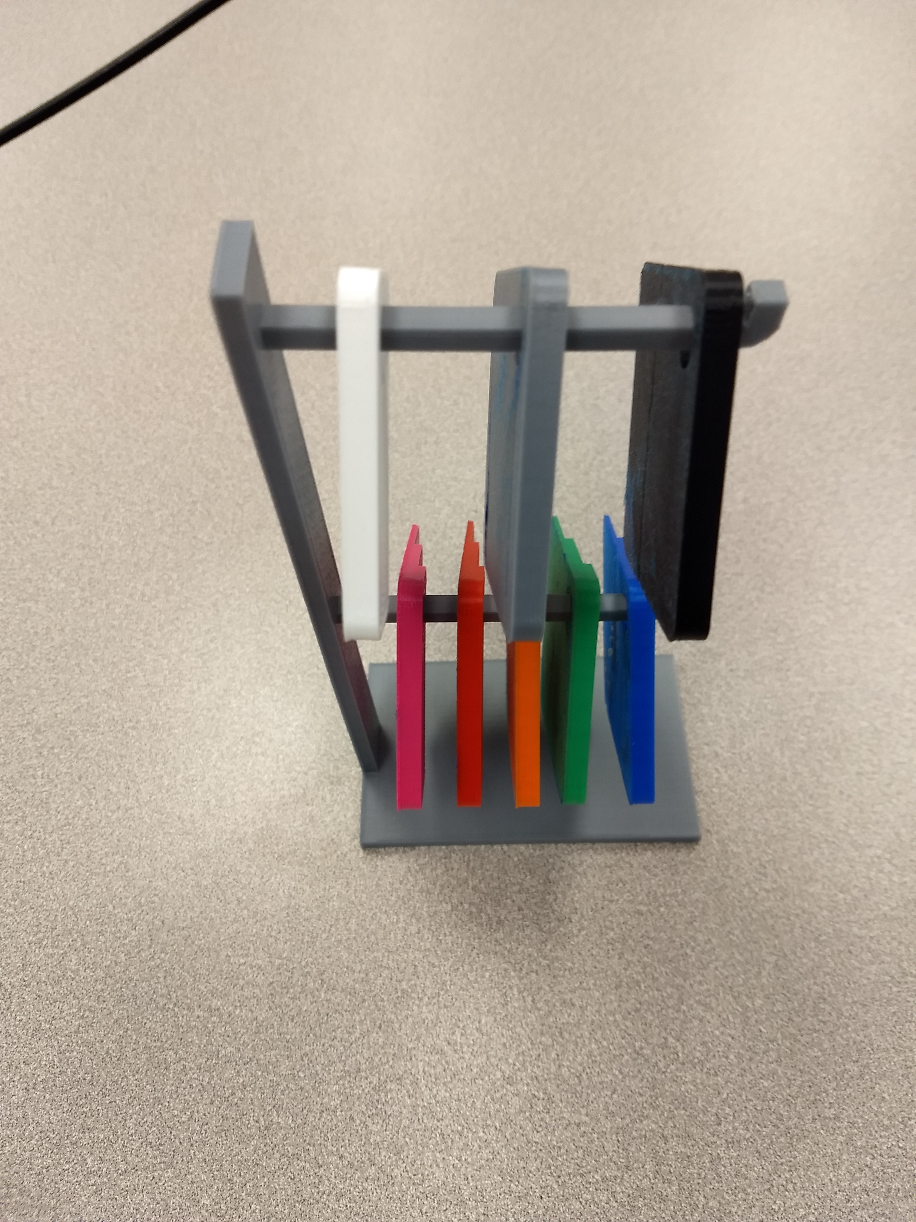 Miniatura 3 do modelo 3D Printer Color Samples and Holder