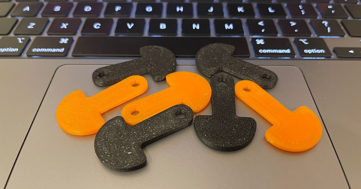 Shopping Trolley Token (Australia) by amnotdaniel Download free STL