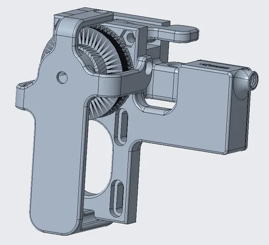 Belted Bowden Extruder with Filament Runout - v1