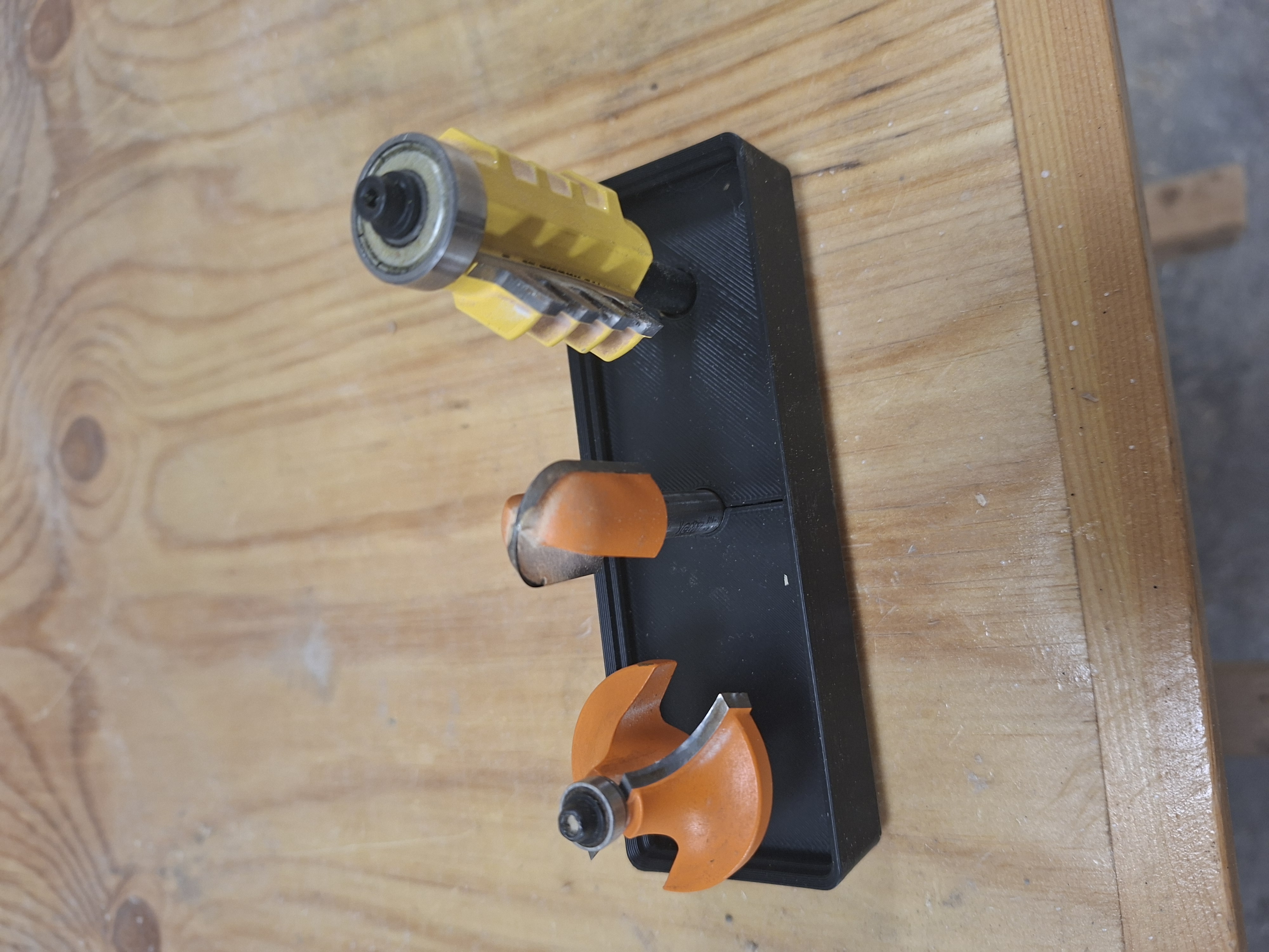 Gridfinity router bit insert modular