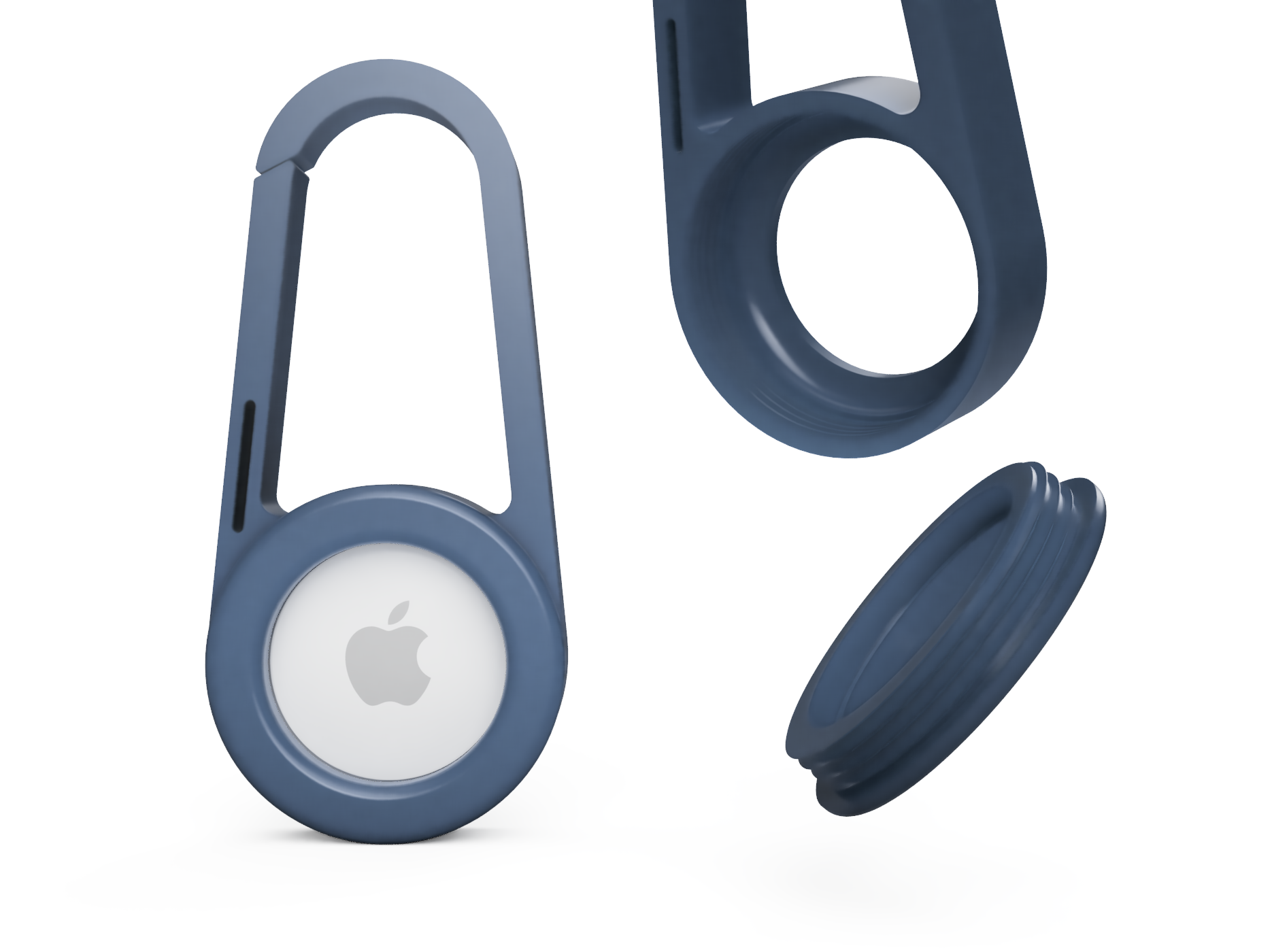 AirTag Carabiner with Threaded Cap