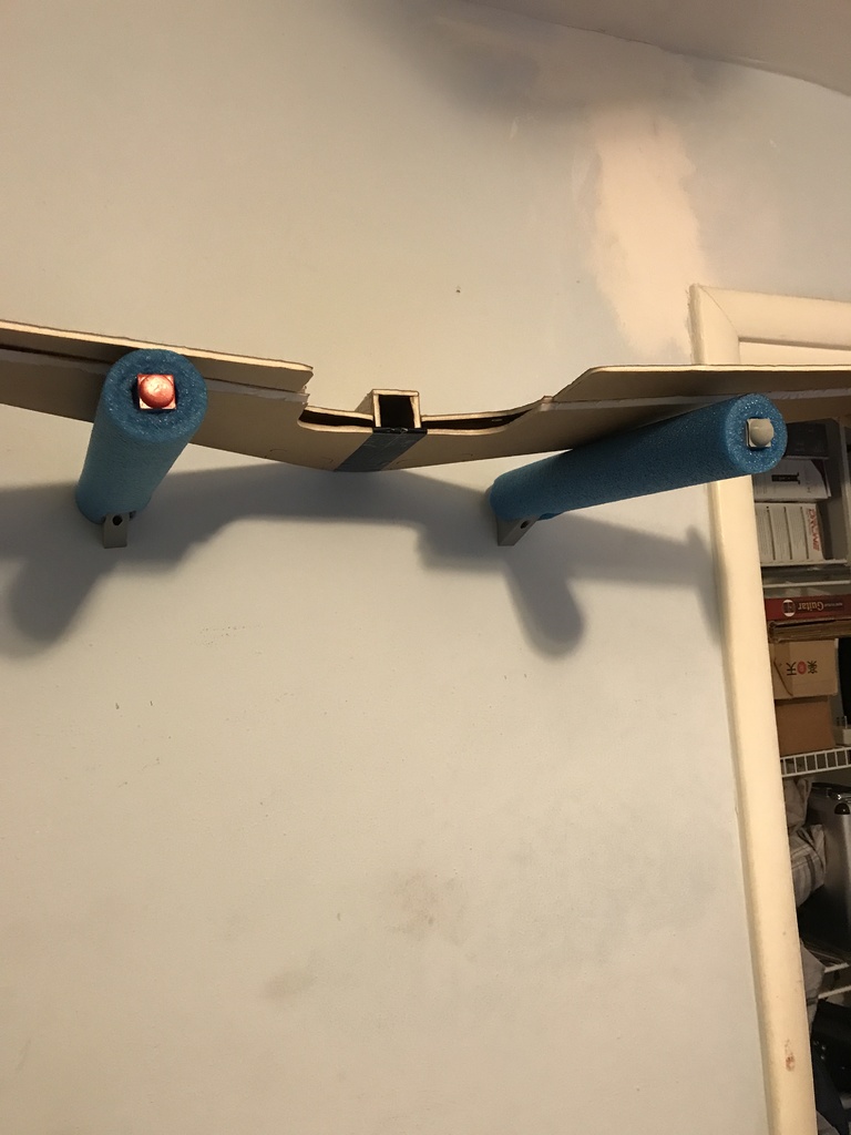 RC Airplane Wall Mount by Download free STL model
