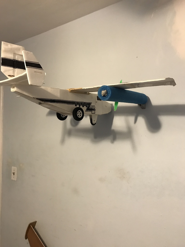 RC Airplane Wall Mount by Download free STL model