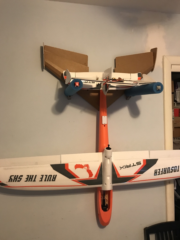 RC Airplane Wall Mount by Download free STL model
