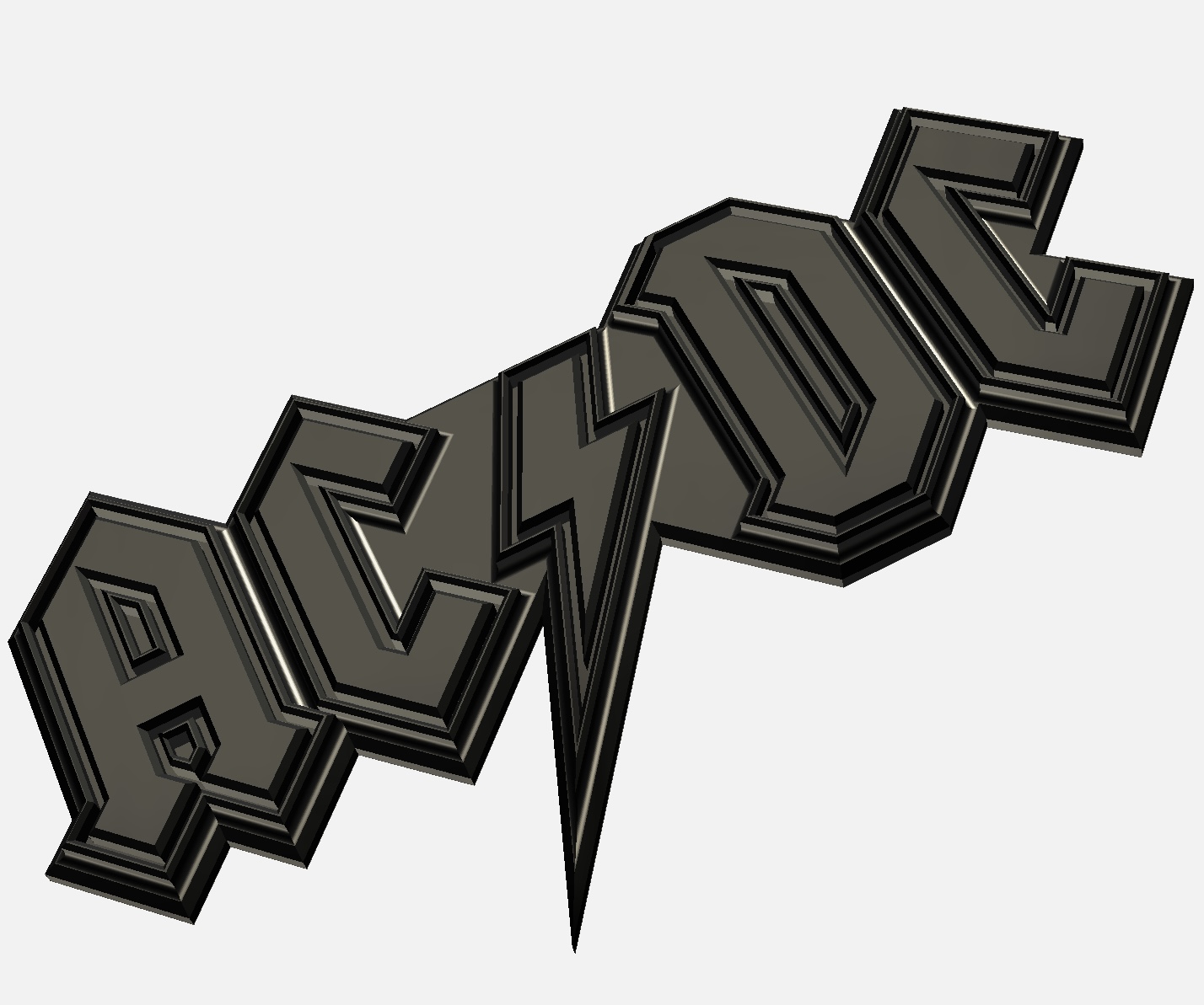 AC/DC od autora G.design | Stáhněte si zdarma STL model | Printables.com
