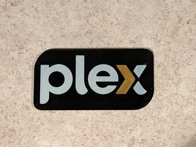 New 2022 Plex Logo Case Badge