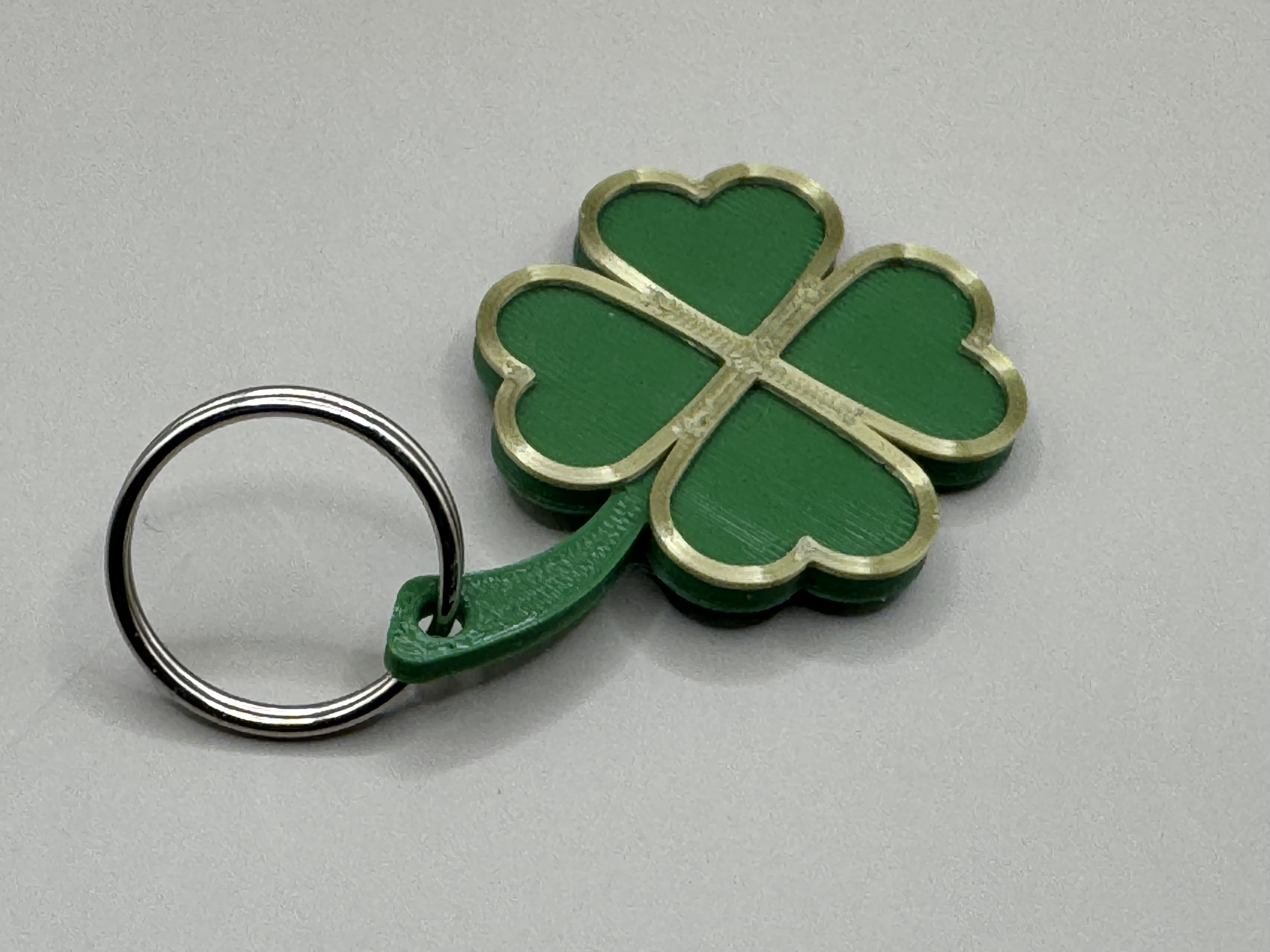 Four-Leaf Clover Keychain