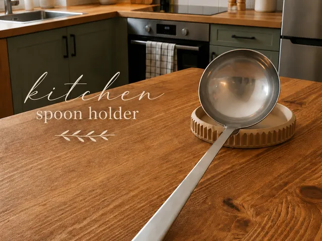 Japandi Spoon Rest - Round