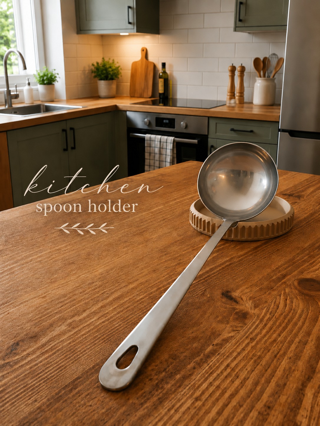 Japandi Spoon Rest - Round