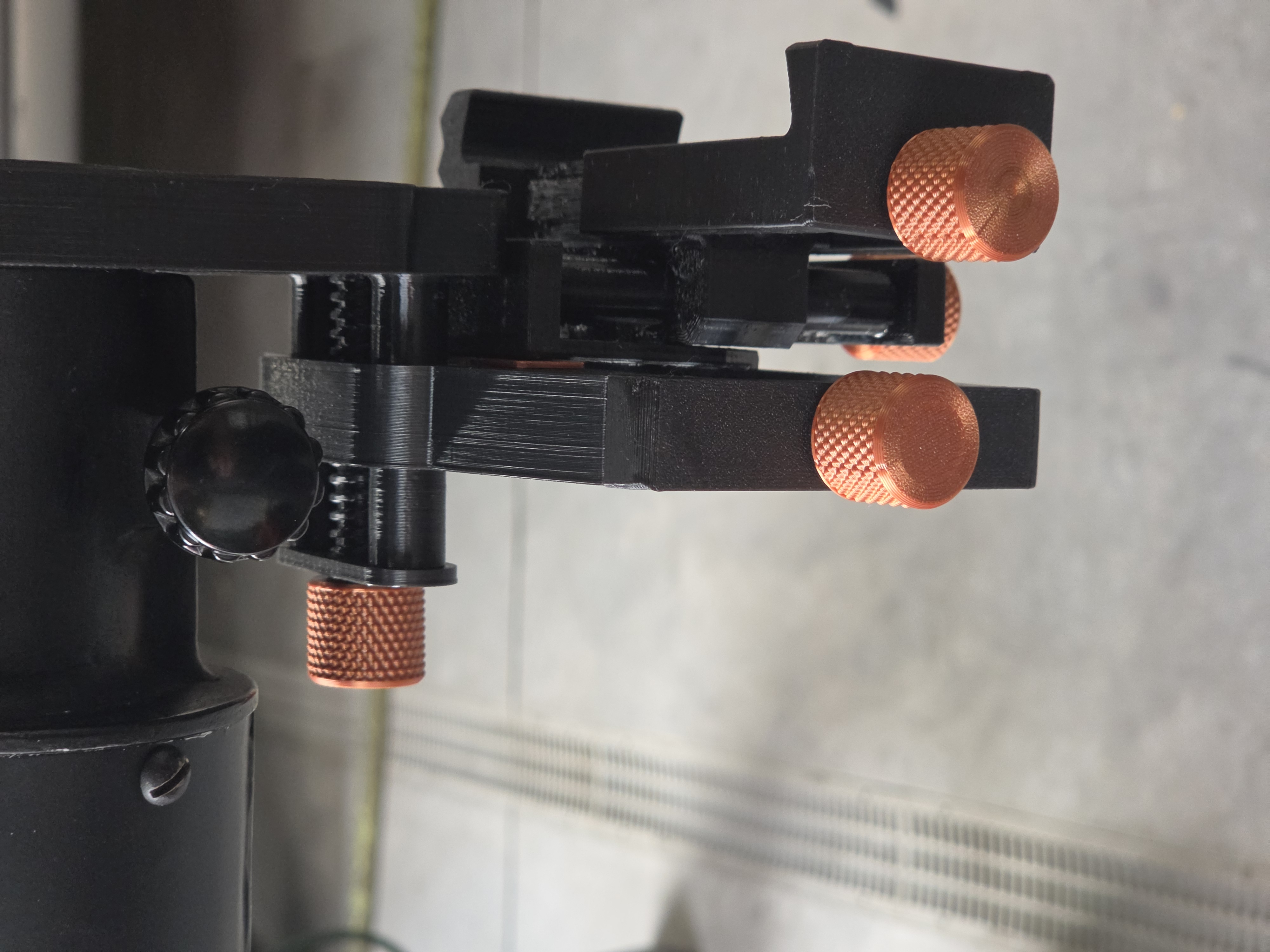 Matching Screw Caps for Telescope to Phone Adapter (overengineered)
