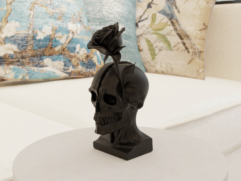 Cracked Rose Skull — miniatura 12