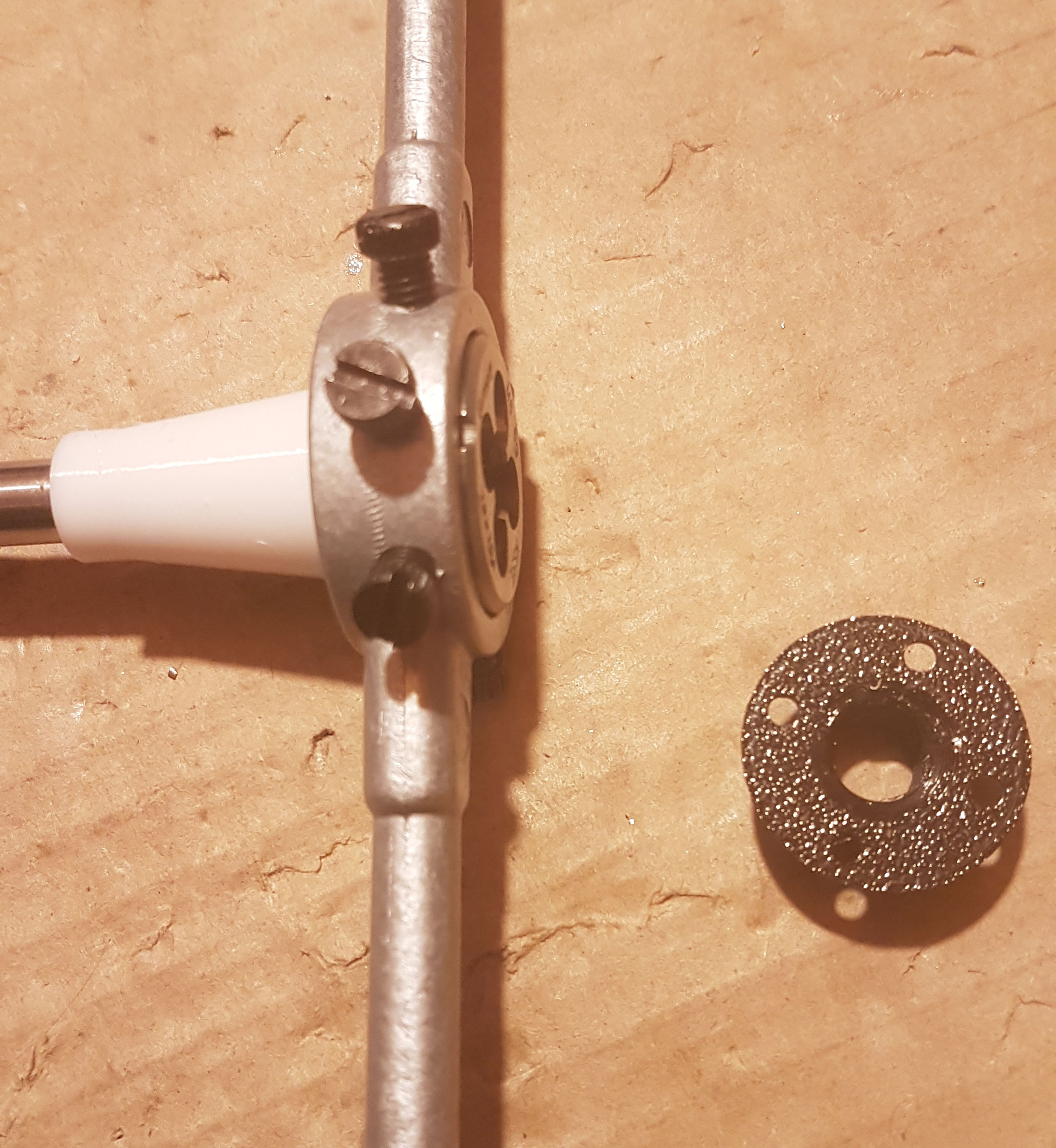M8 External Thread Manual Die Cutting Alignment Tool