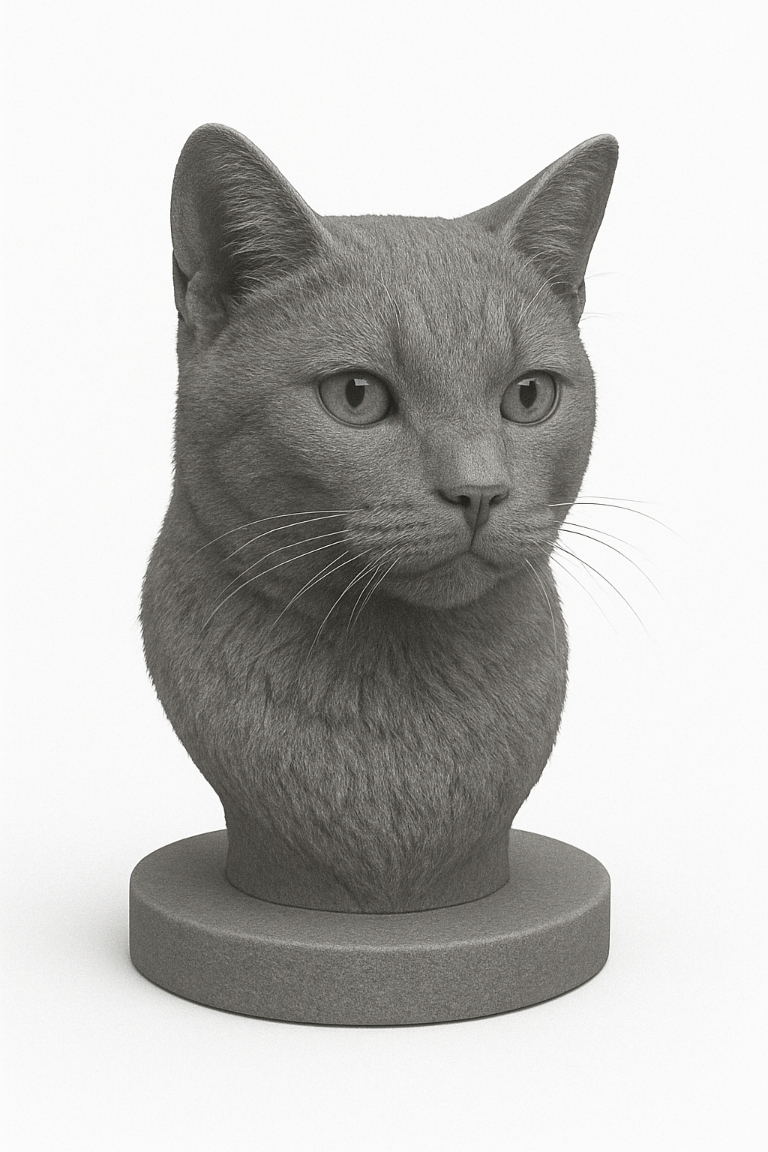 Cat bust