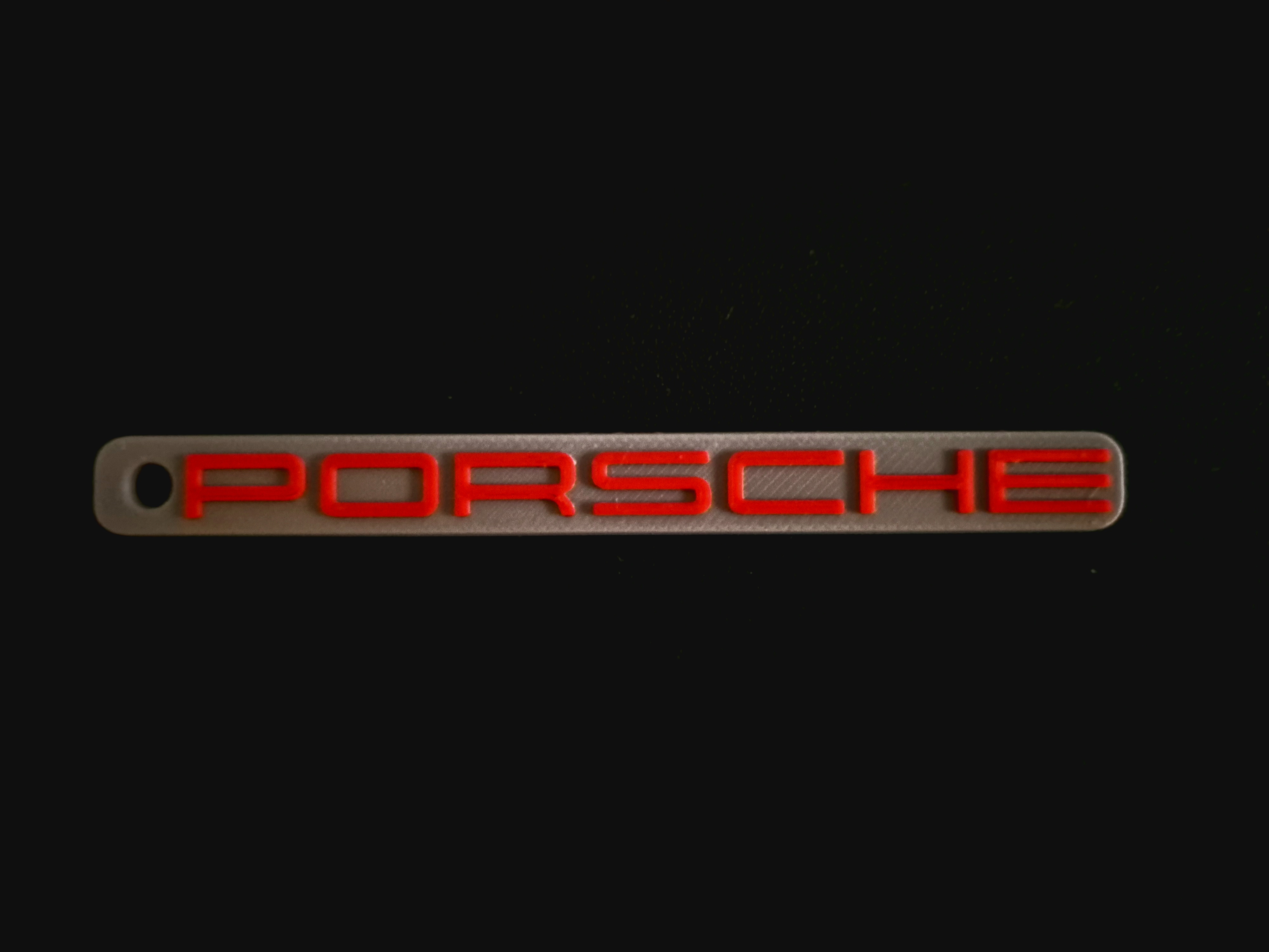 Porsche Logo Keychain