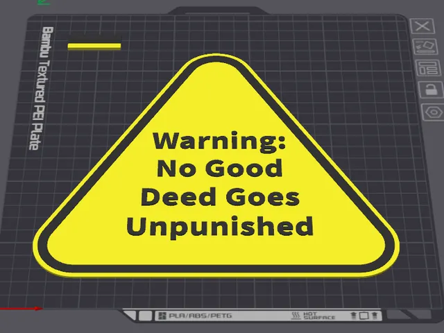 No good deed goes unpunished