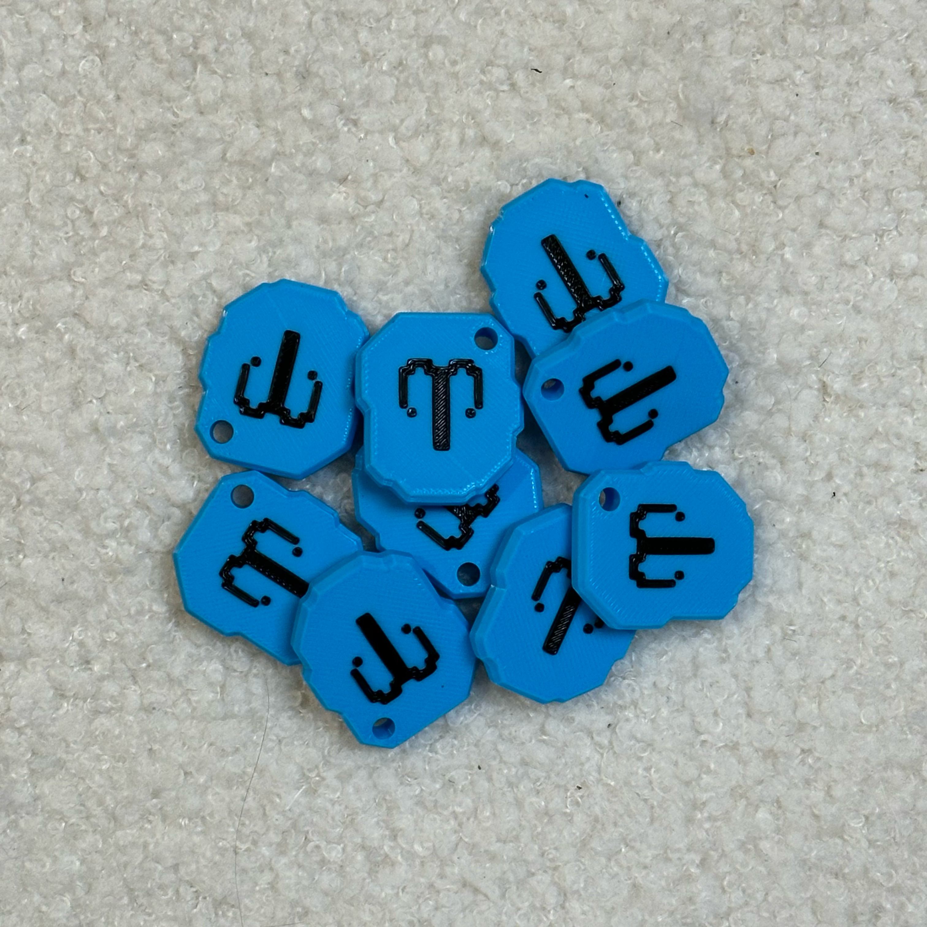 Tibia Avalanche Rune Keychain (NO AMS)