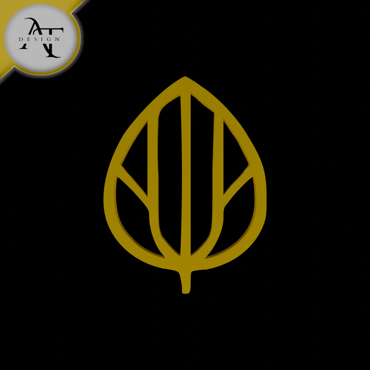 Simple Leaf Symbol - 2D Art