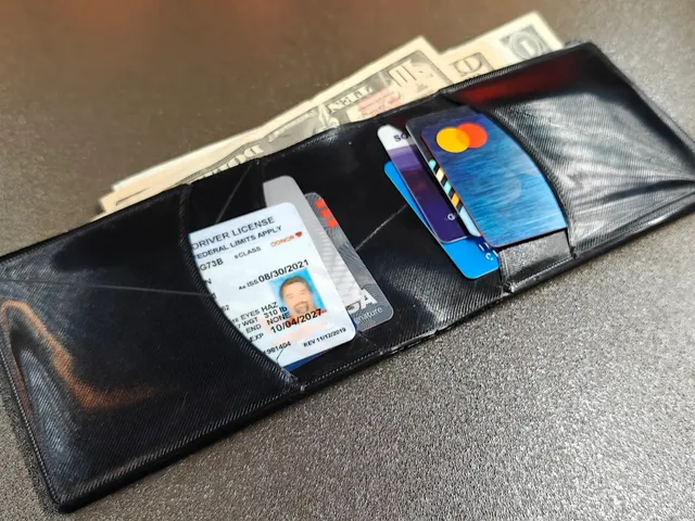 Top Notch Billfold, Tandy style, print in place TPU for tool changer printing