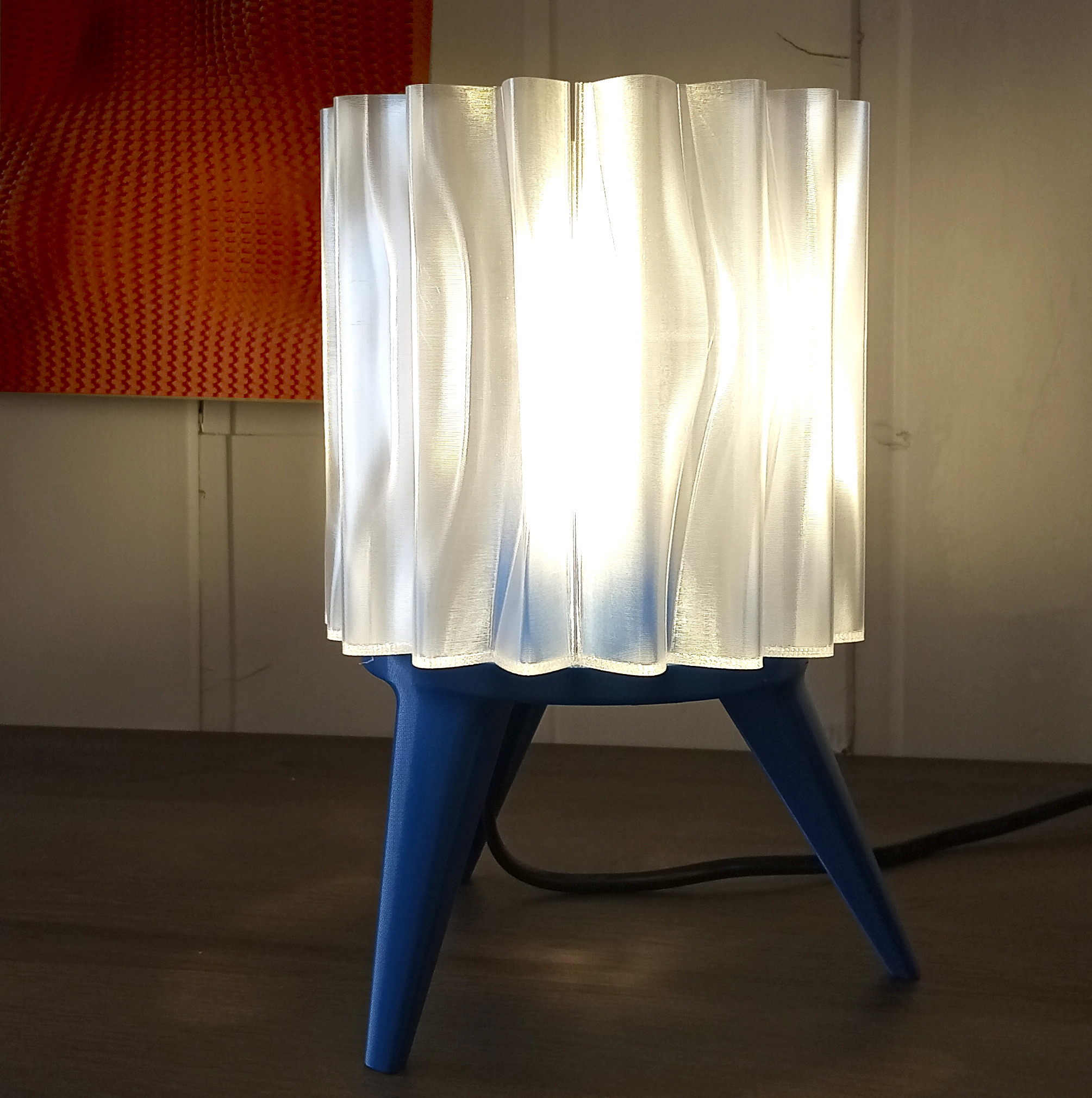 « Draping effect » Lamp