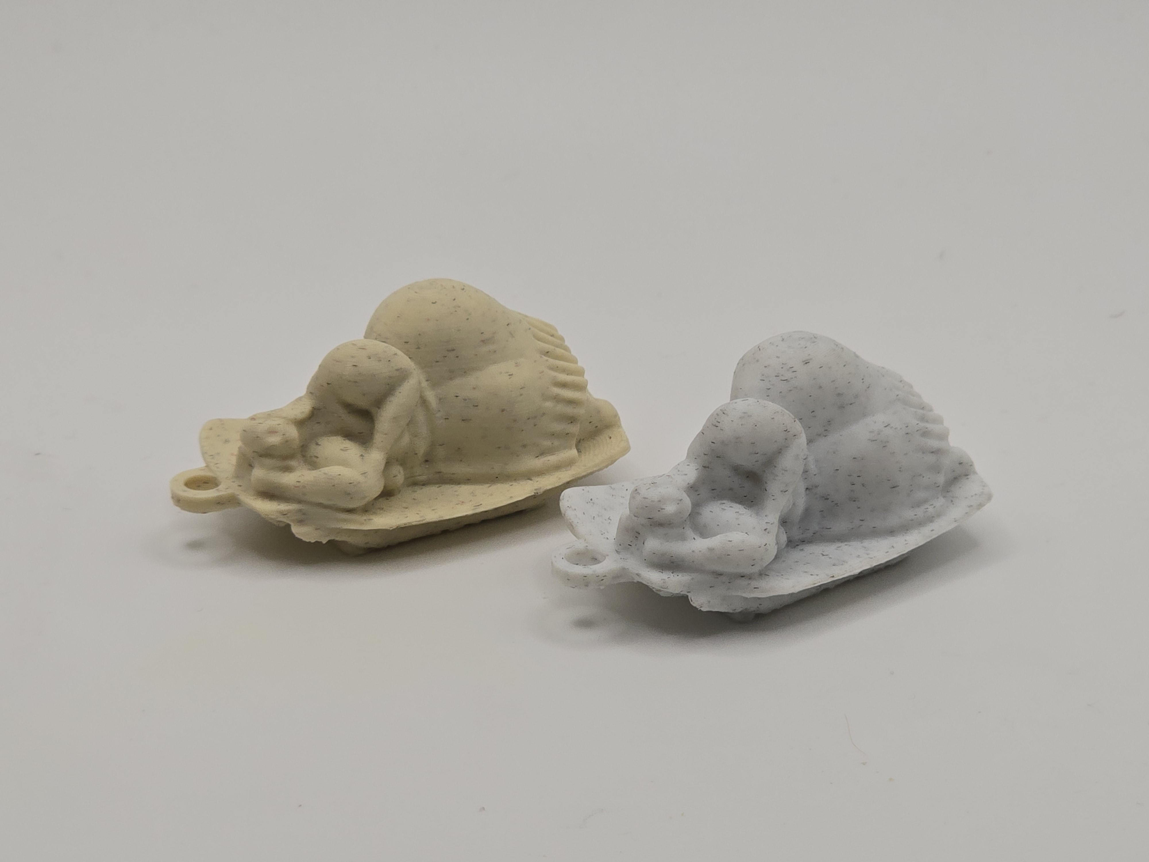 The Sleeping Lady Keychain (Maltese Icon) 3D model