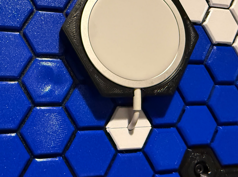 Honeycomb Storage Wall Filler Cable Passthrough 3D model