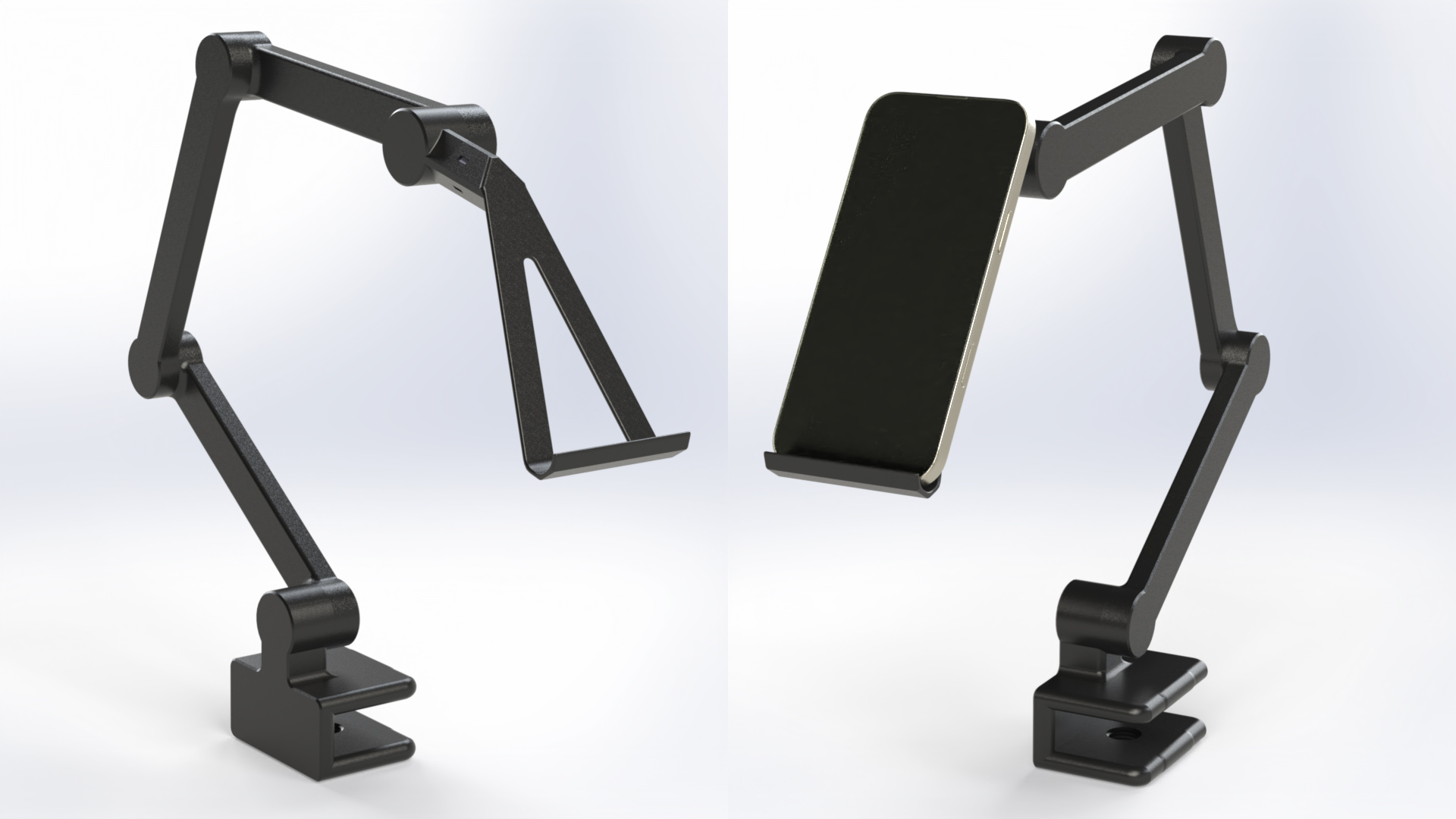 Simple Smartphone Stand for the Magnetic/Twist Lock Modular Arms