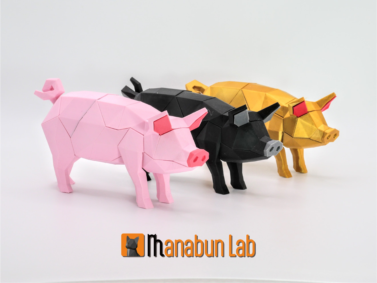 Low Poly Pig Puzzle — miniatura 2