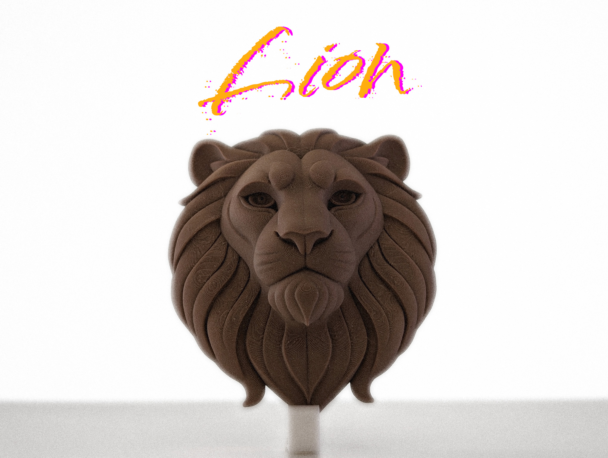 Lion Head – Ready-to-Hang Wall Sculpture