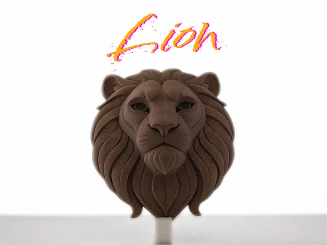Lion Head – Ready-to-Hang Wall Sculpture