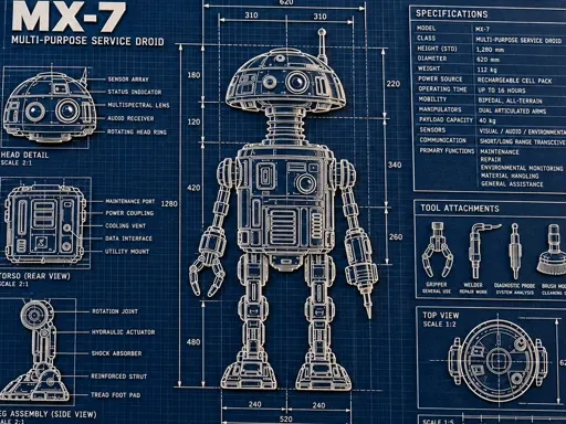 star wars robot plans