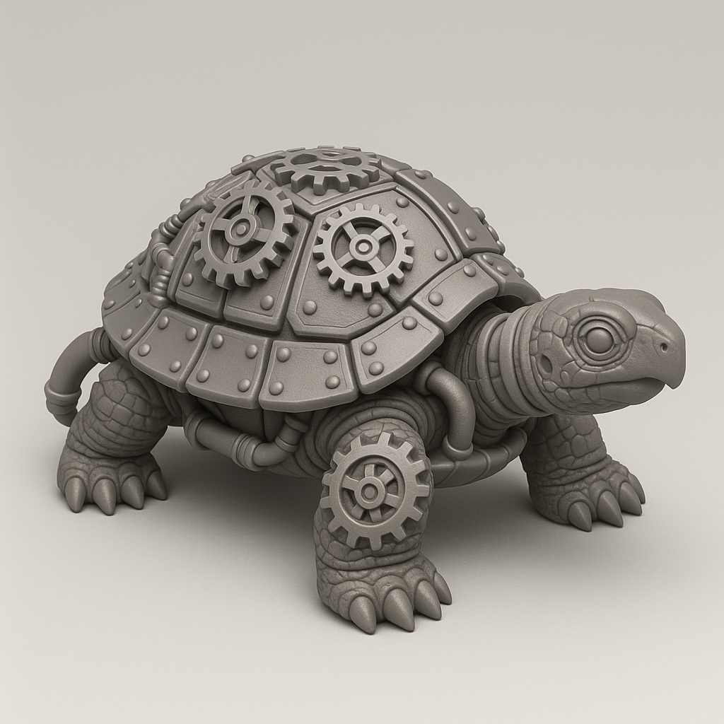 Steampunk Mechanical Turtle