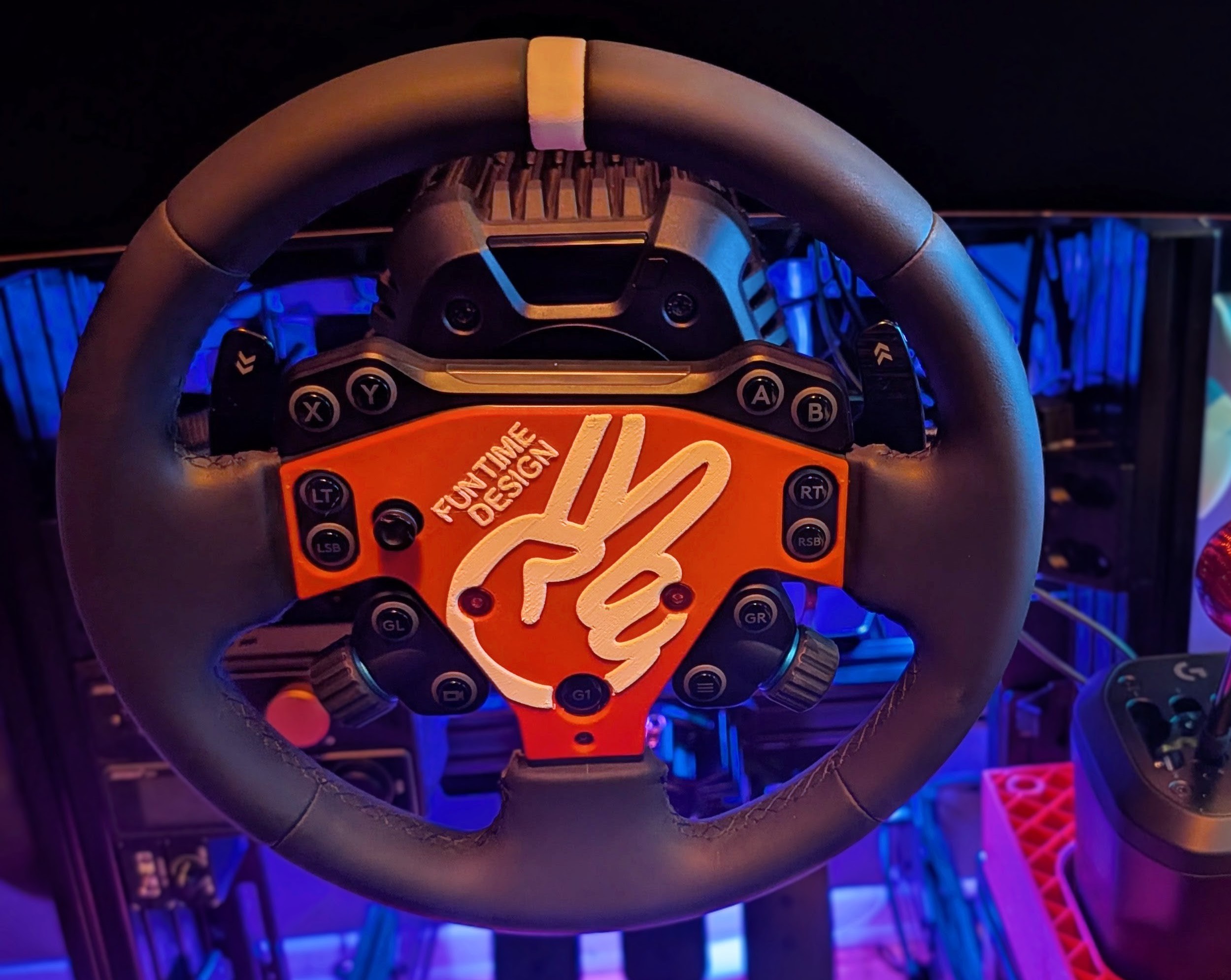 Logitech RS wheel cover simulator 3D model