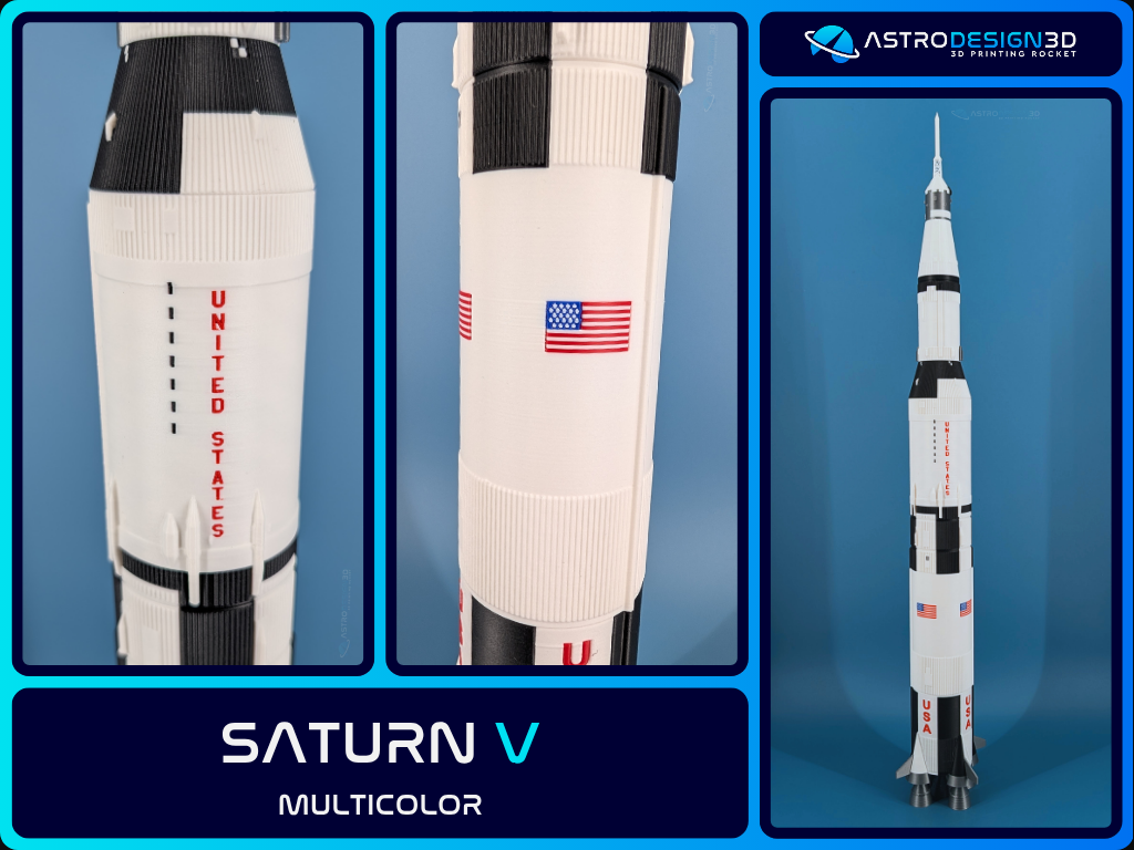 SATURN V MULTICOLOR