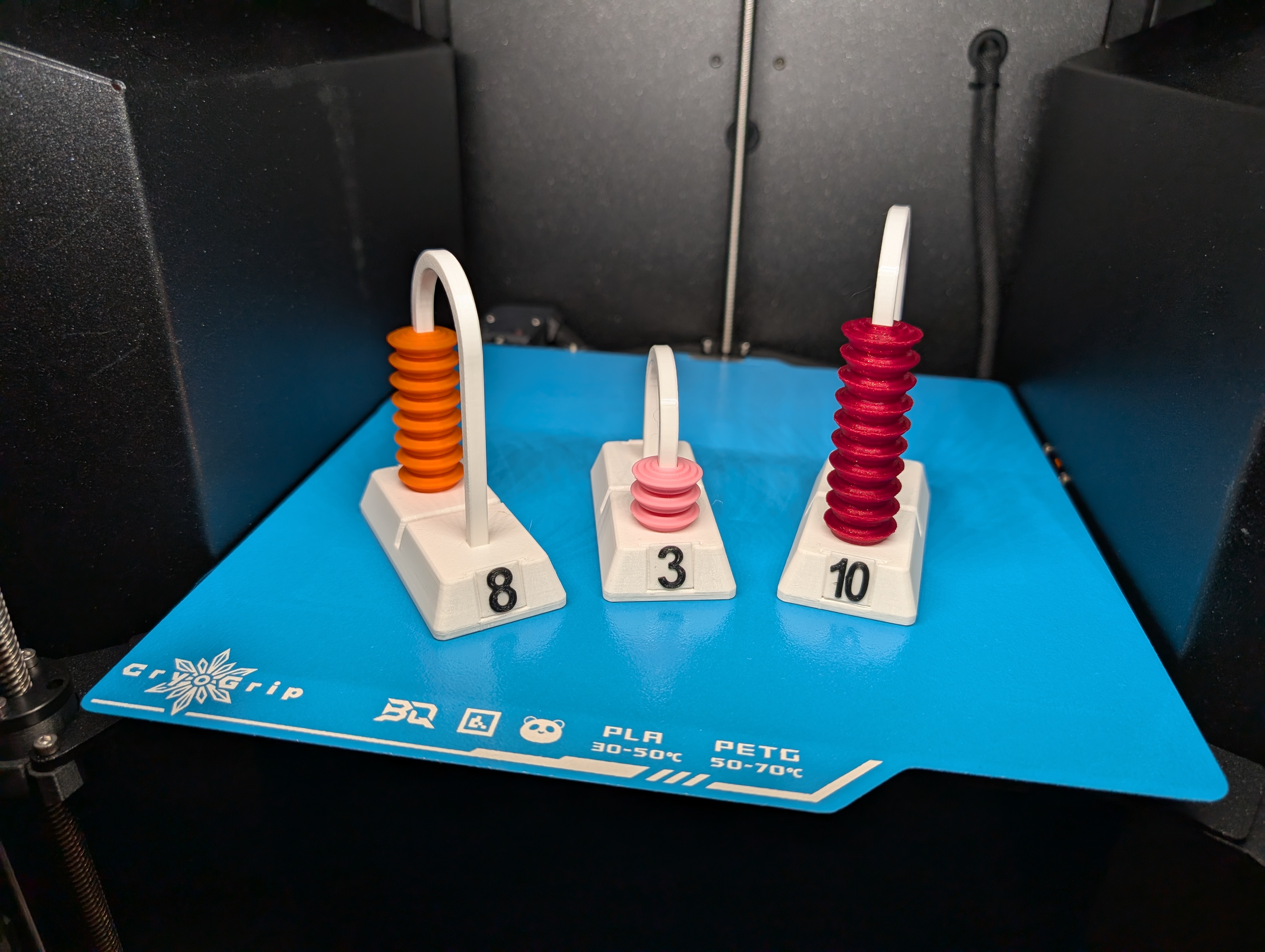 Single abacus calculation loops