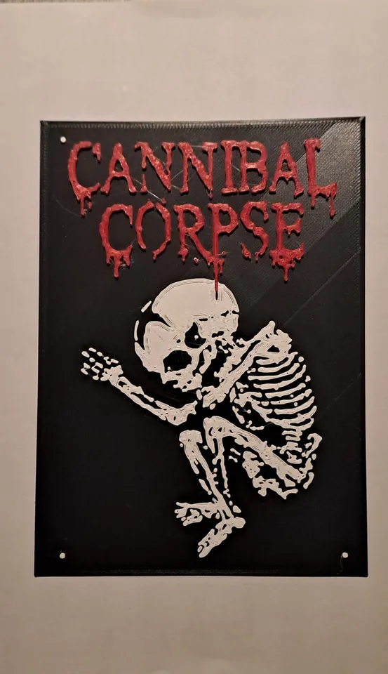 Cannibal Corpse album cover by zoltán áddám | Download free STL