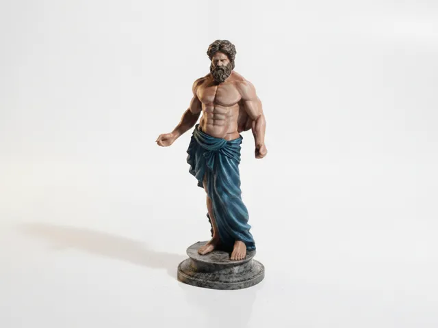 Zeus Sculpture Greek Mythology Statue 3D Printable