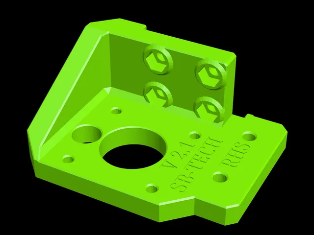 SV06 Plus Z Bracket with V-slot Brace and M4 nut clamp to Z frame remix