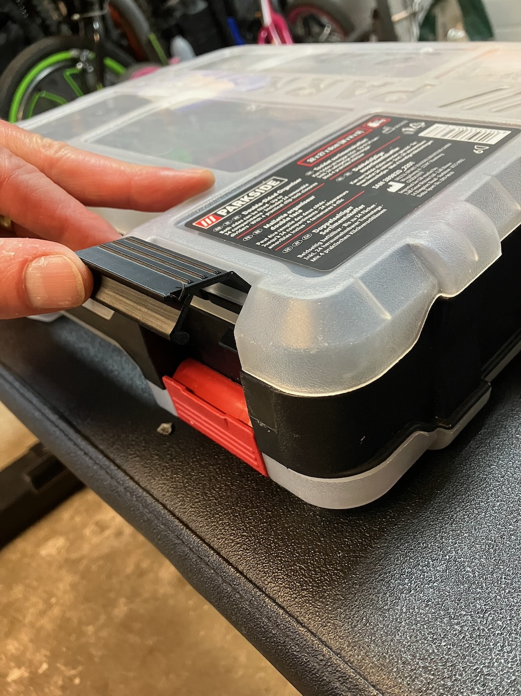 Parkside screw box clip