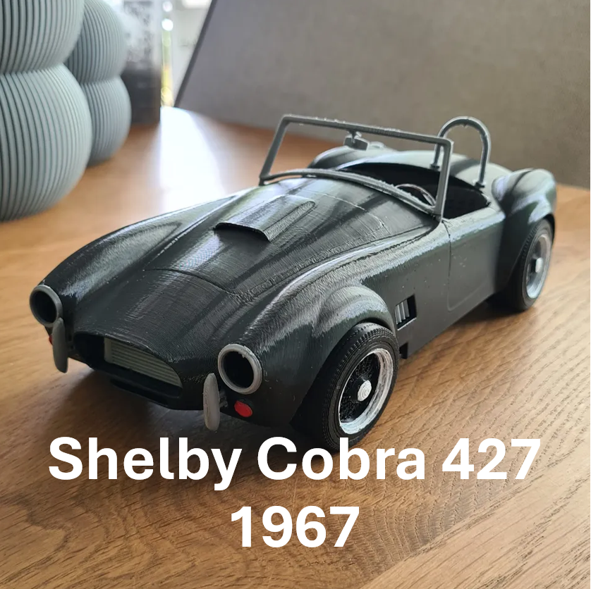 Shelby Cobra - Print Ready 3D model thumbnail