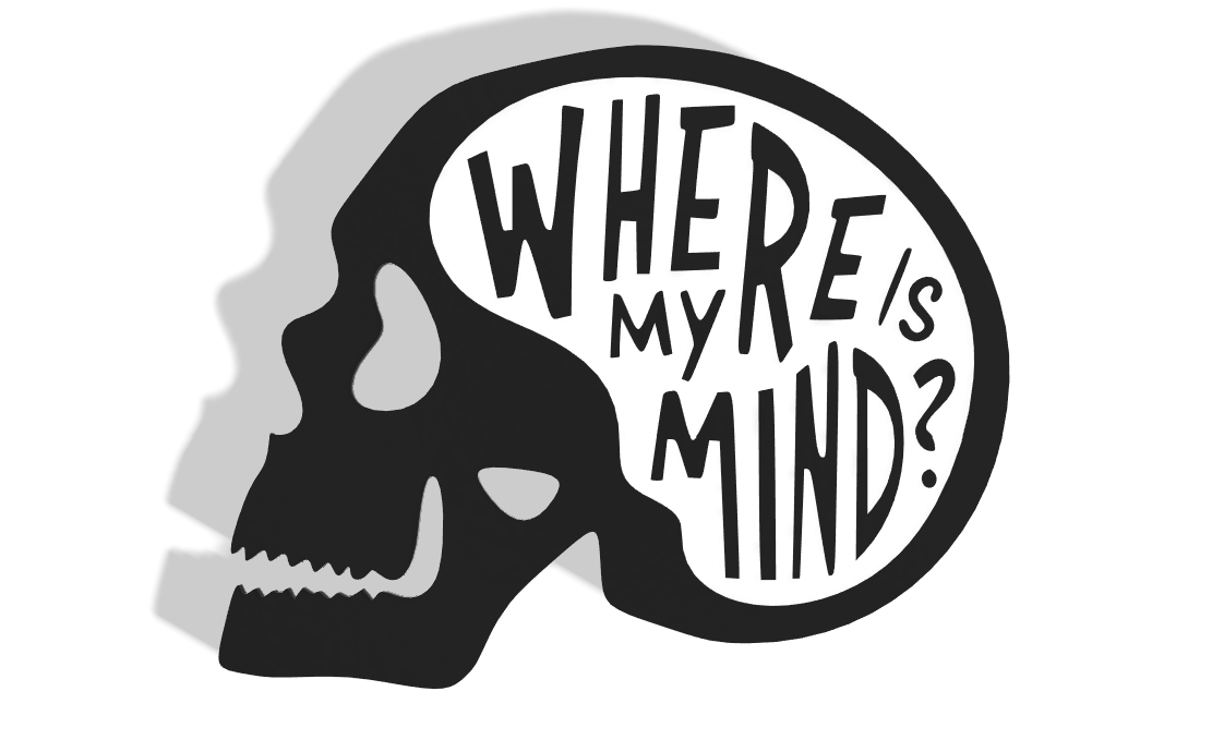 Where Is My Mind Skull Decor