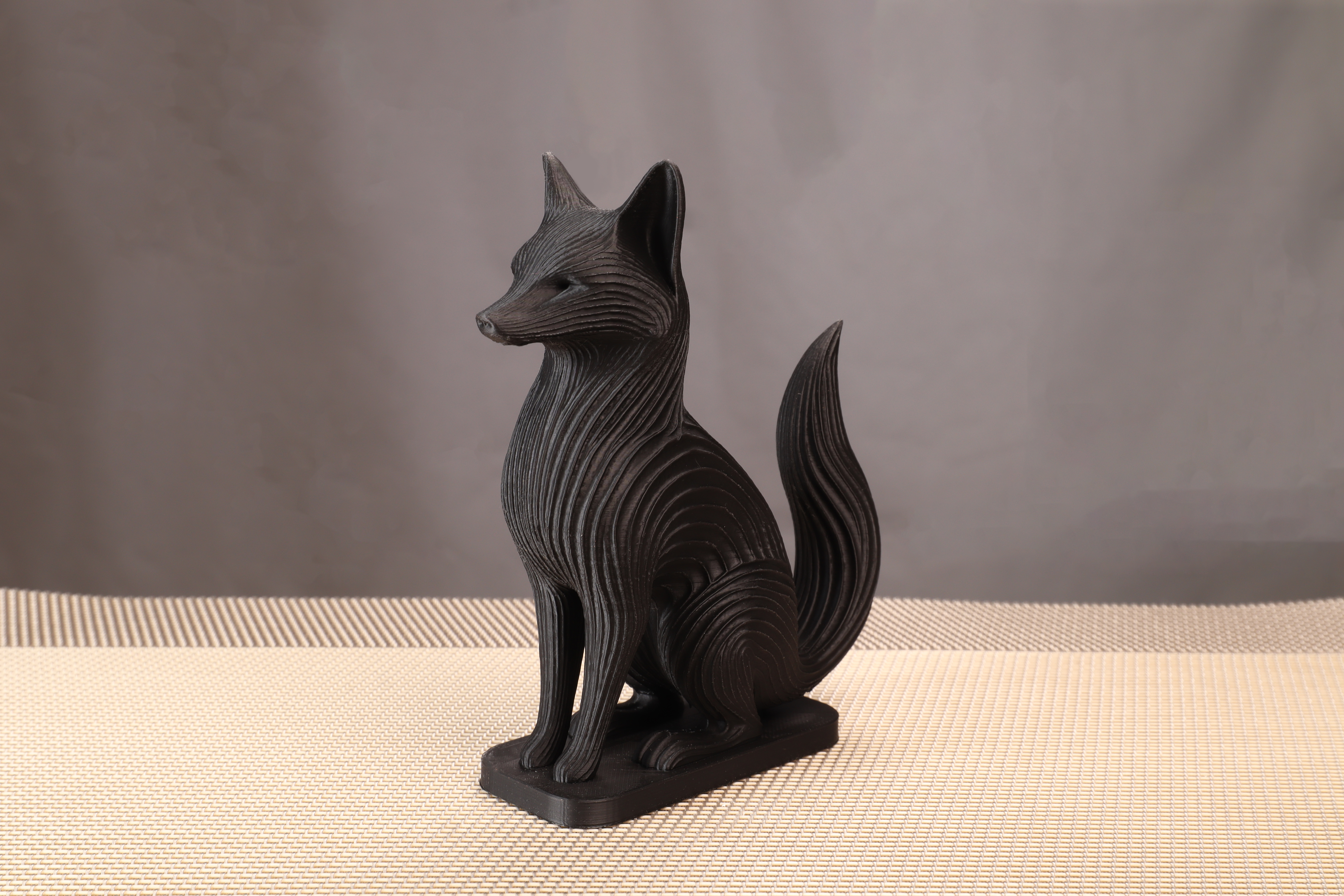 Fox Sculpture – Minimalist Organic Design