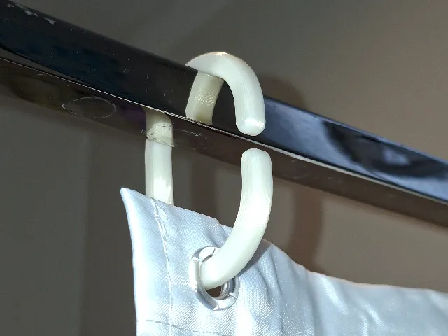 Shower Curtain Ring + FreeCAD Parametric Model